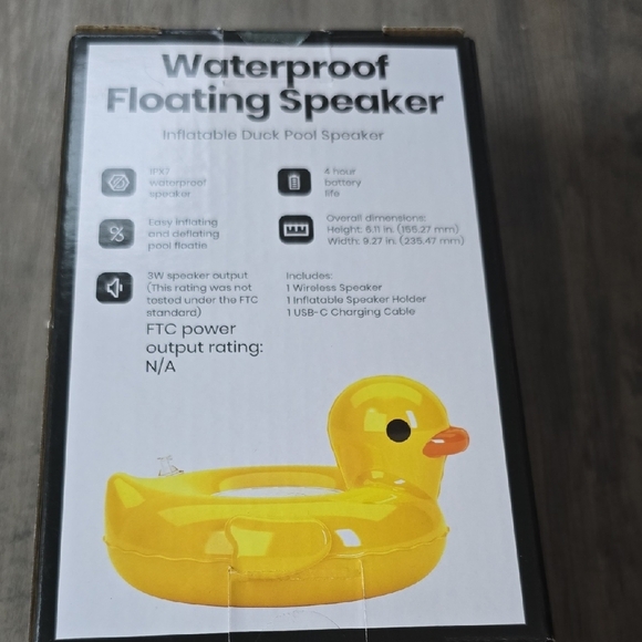 Waterproof Duck Floating Speaker - Picture 3 of 3